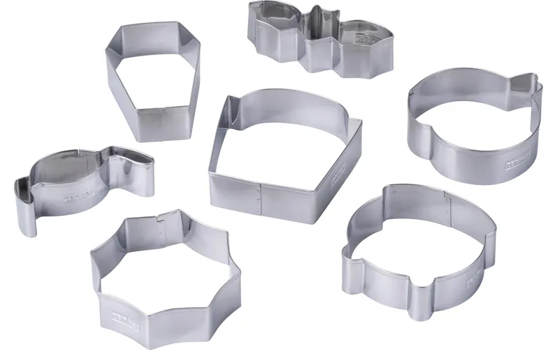 Zenker Guetzli-Ausstecher Happy Halloween 1 pezzi, Silber