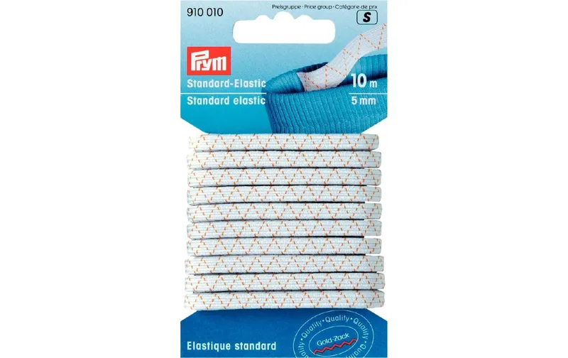 Prym Elastikband Standard 10 m, blanc