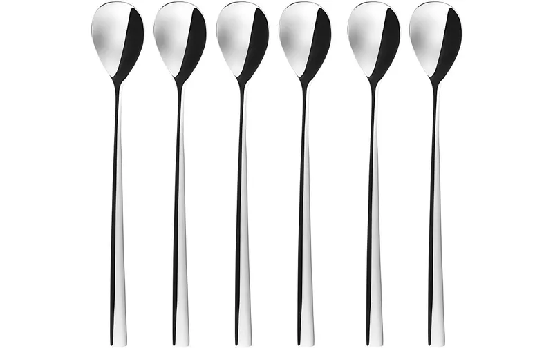 Sola Latte Macchiato Löffel 6 pieces, Silber