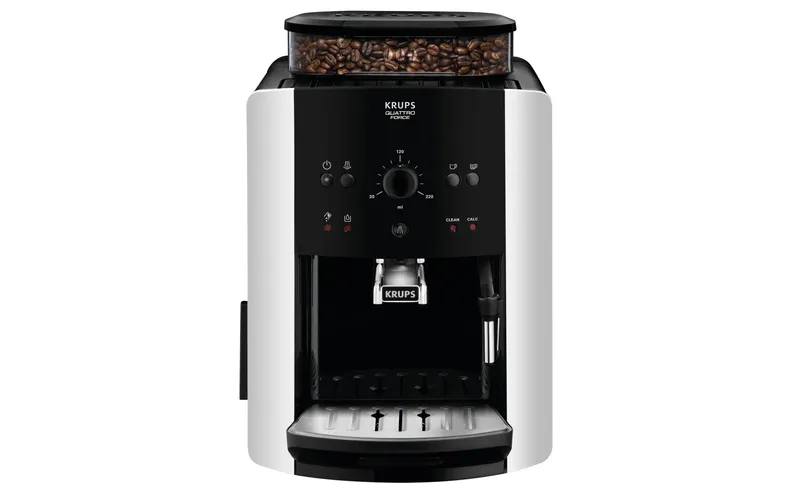 Krups Kaffeevollautomat Arabica Picto EA8118 nero, Silber