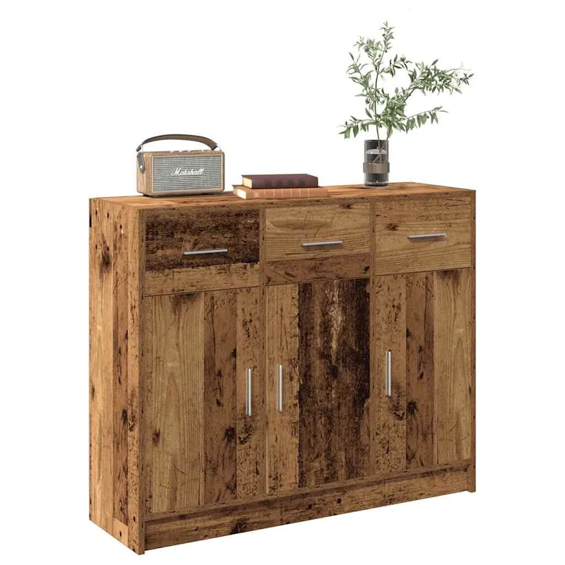 Sideboard Altholz-Optik 91x28x75 cm derivato del legno
