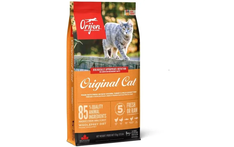 Orijen Trockenfutter Cat Original mit Huhn 17 kg