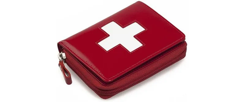 creanorm Portemonnaie Echtleder, Rot