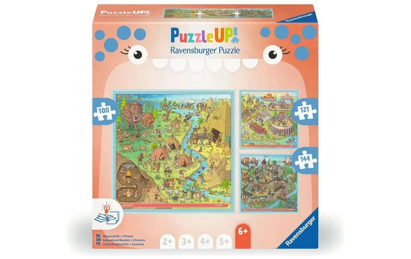 Ravensburger Up! Geschichte Steinzeit, Altes Rom, Mittelalter