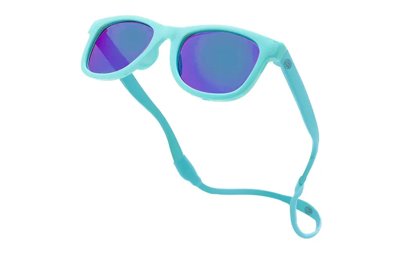 Baby Sunnies Baby-Sonnenbrille mit Band Hellblau