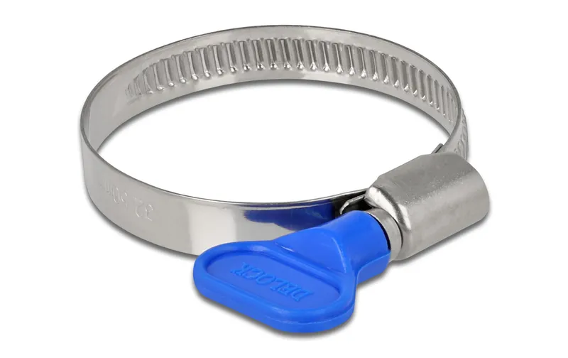 Delock Schlauchschelle 32-50 mm, bleu 10 pièces