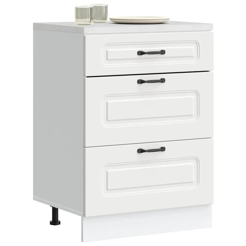 Küchenunterschrank Kalmar bianco derivato del legno
