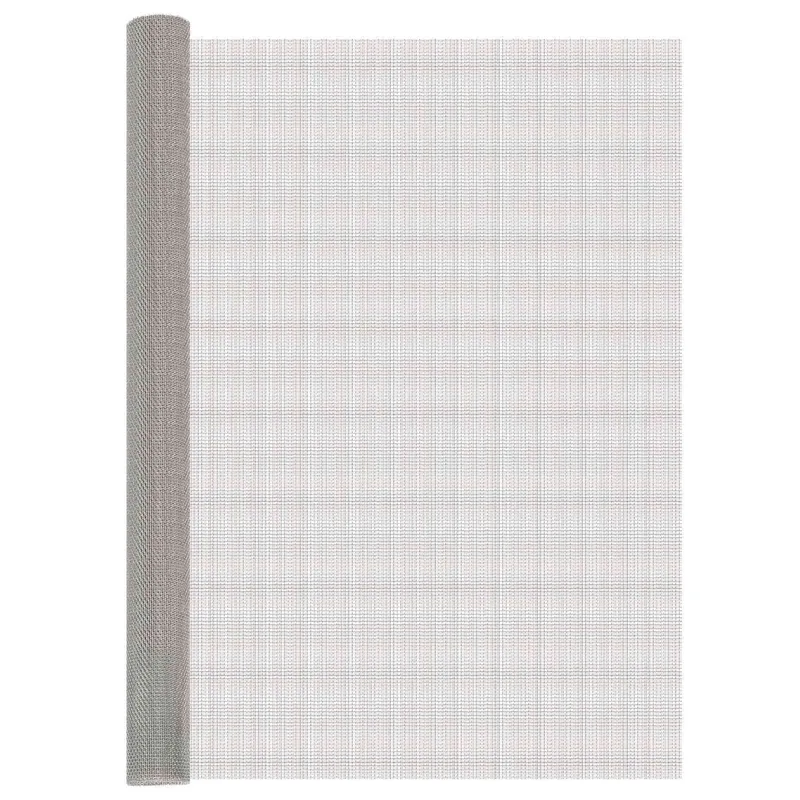 Mesh Bildschirm 120 x 200 cm 8 Mesh Edelstahl 201 Silber