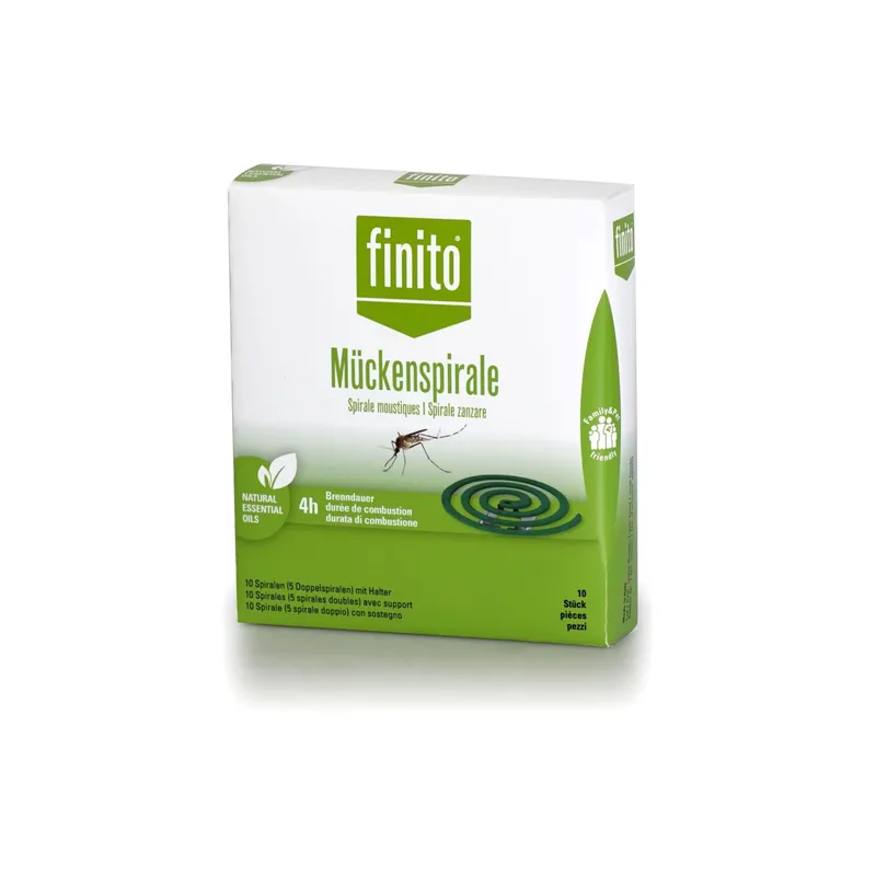 finito green Mückenspirale mit Halter