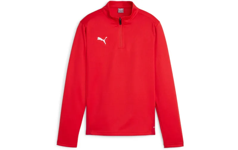 PUMA Zip Top teamGOAL Training 1/4 Jr 116, Rot