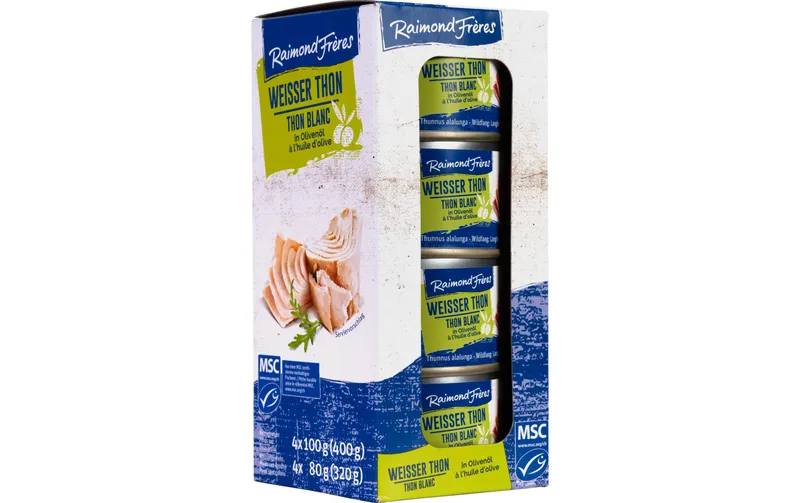 Raimond Frères Konserven blancer Thon (Albacore) Olivenöl 400 g