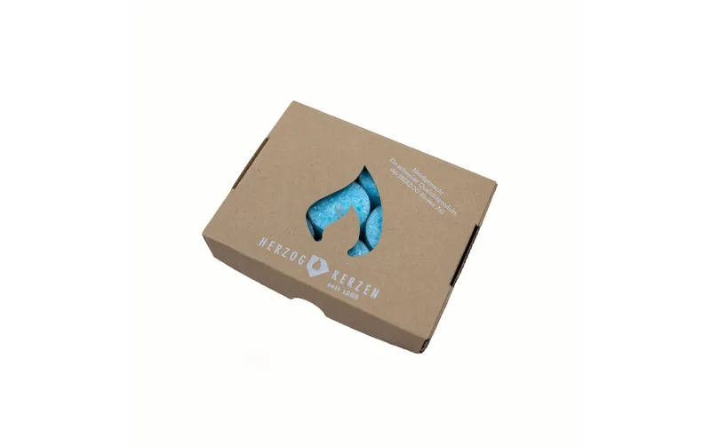 Herzog Kerzen AG Teelichter Kristallo Ø 4 cm 9 pieces, Türkis
