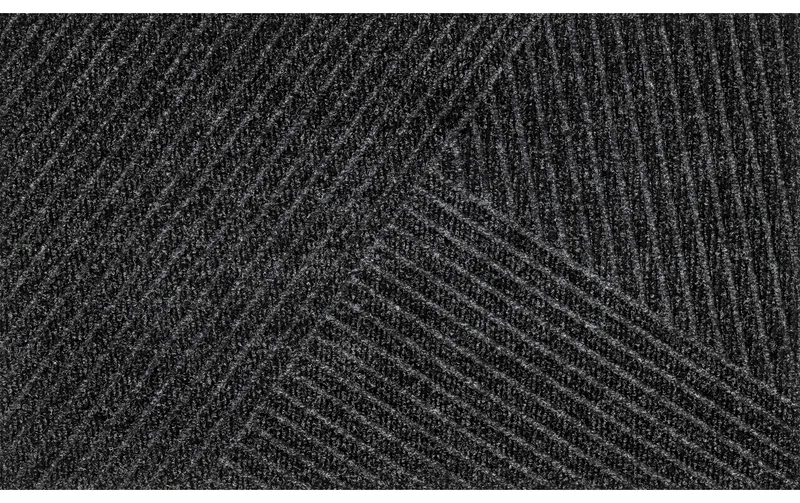 wash+dry Fussmatte Dune Stripes 45 cm x 75 cm, Dunkelgrau