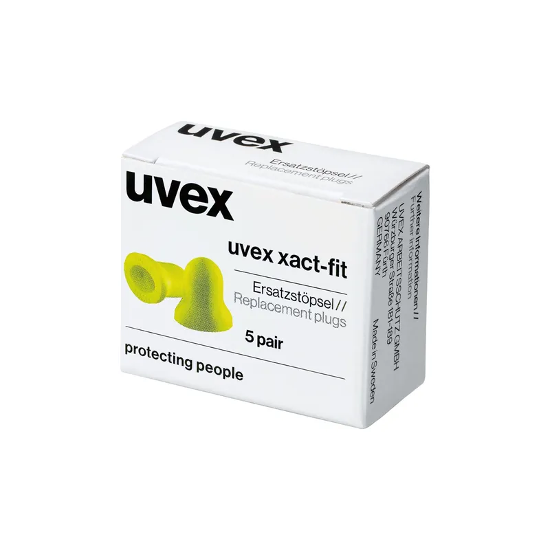uvex Ersatzstöpsel vers xact-fit 5 Paar