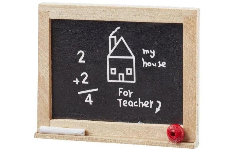 HobbyFun Mini-Utensilien Schulltafel Set