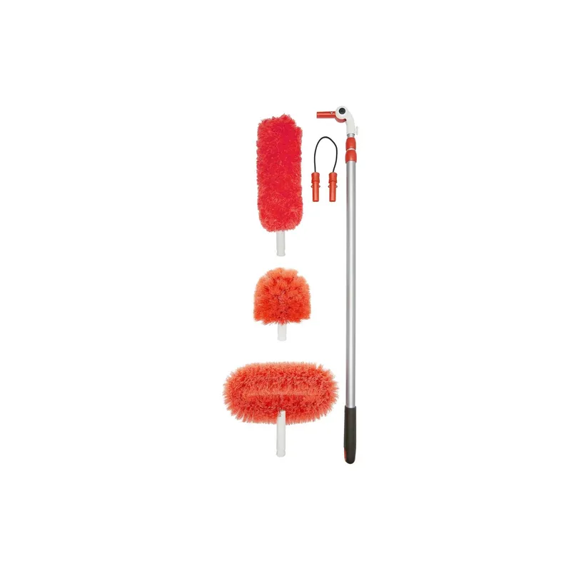 Oxo Good Grips estraibiler Mikrofaser-Staubwischer mit Aufsätzen