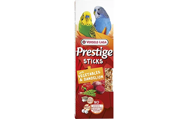 Versele Laga Ziervogelfutter Prestige Sticks Gemüse und Löwenzahn 2 Stk.