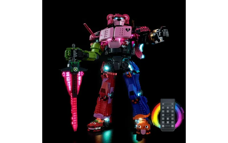 BrickBling LED-Licht-Set für LEGO® 77078 Fortnite Mecha Anführer
