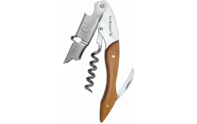 Vin Bouquet Kellnermesser Bambus marrone/Silber