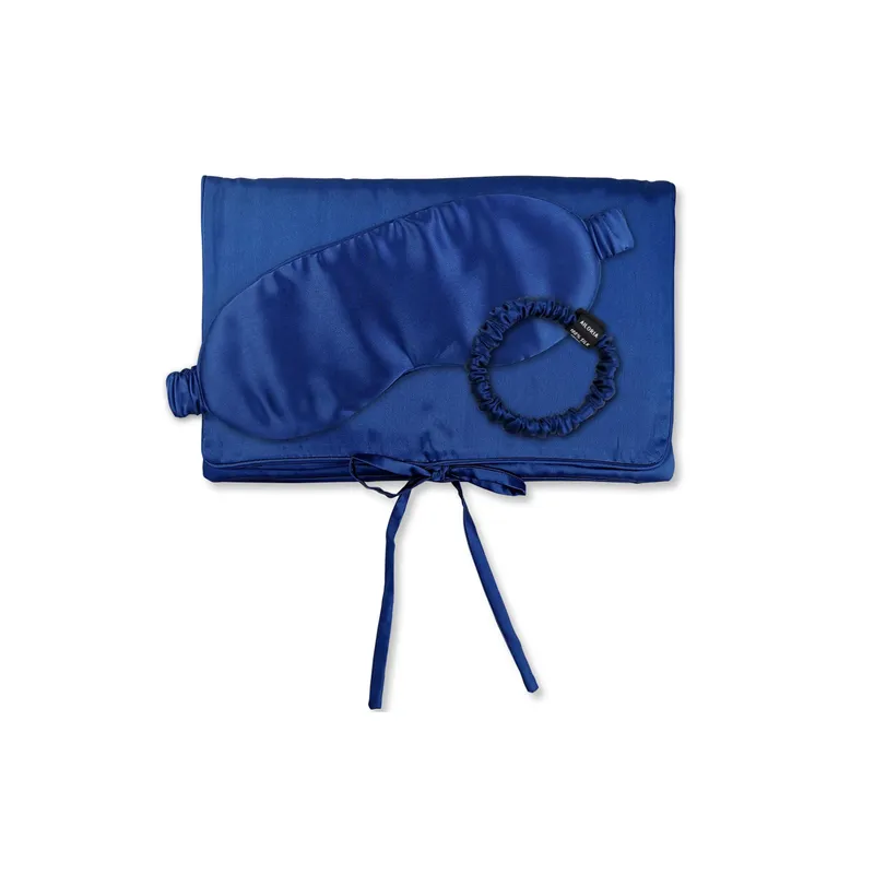 Ailoria TRAVEL SET Tasche, Schlafmaske & Scrunchie, S, Midnight Blue