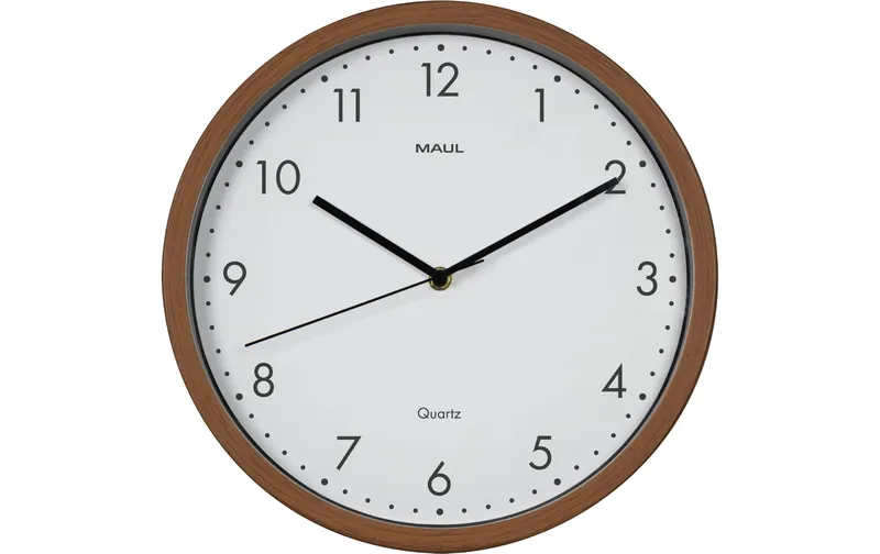 Maul Wanduhr Grain Ø 30 cm, marrone