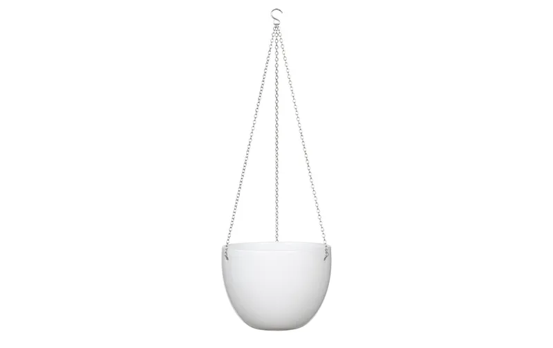 scheurich Übertopf Hängeampel Alaska Weiss, 18 cm