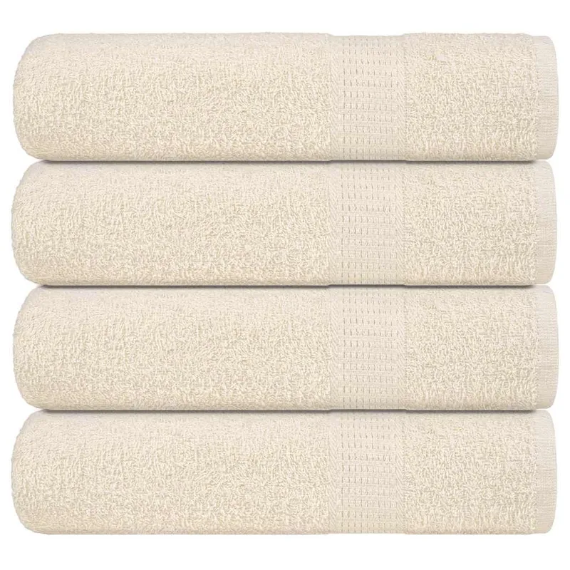 Handtücher FROGN 4 Stk. Creme 50x100 cm 360 g/m²