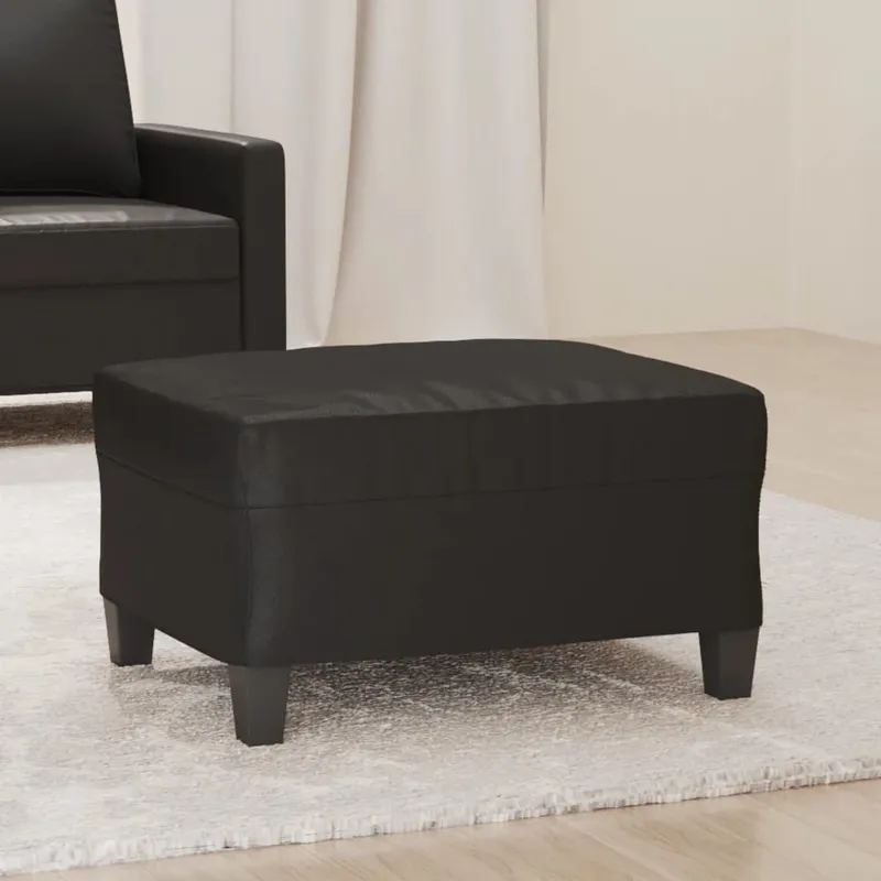 Fußhocker nero 70x55x41 cm Kunstleder