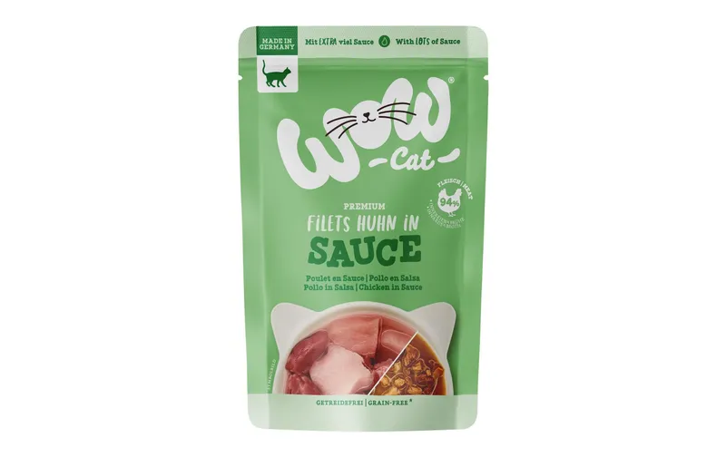 WOW Nassfutter Huhn in Sauce, 85 g