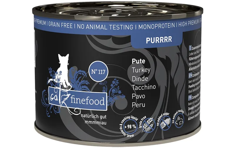 catz finefood Nassfutter Purrrr No.117 Truthahn, 200 g