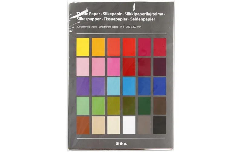 Creativ Company Seidenpapier A4, 300 Blatt, multicolour