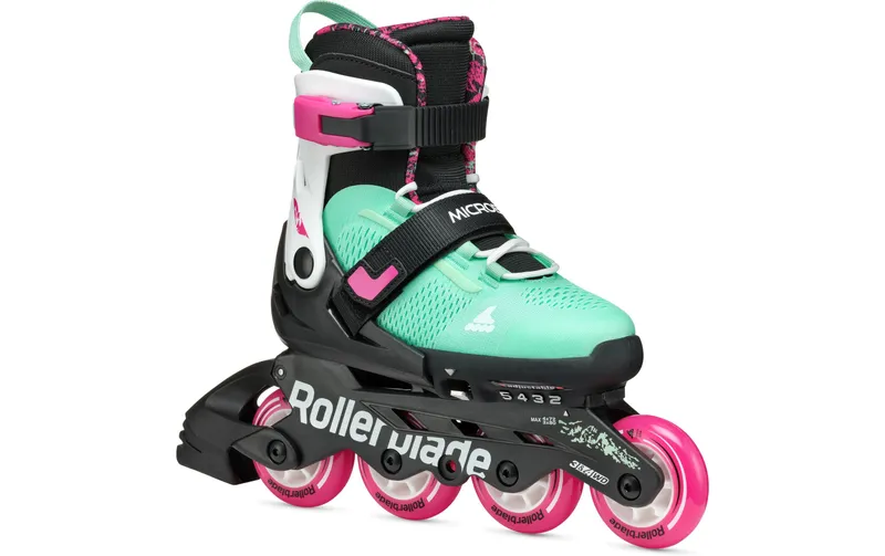 ROLLERBLADE Inline-Skates Microblade XT Schwarz/Meergrün, 36.5-40.5