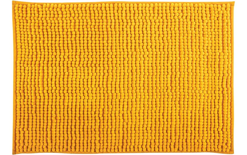 MSV Badteppich Chenille 60 x 90 cm, Safran