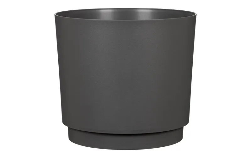 scheurich Blumentopf Plano Nero, 21 cm