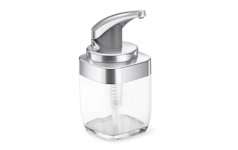 Simplehuman Seifenspender 444 ml, transparent/Silber