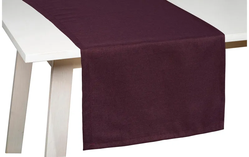 Pichler Tischläufer Panama 50 cm x 150 cm, Plum