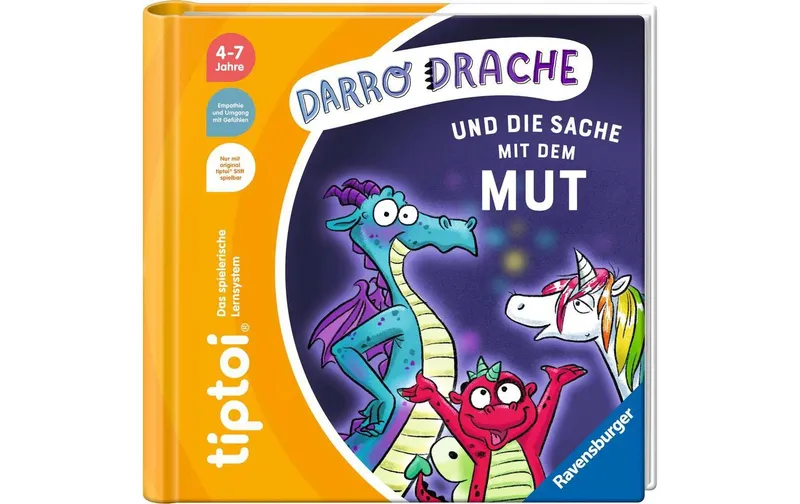 tiptoi Lernbuch Darro Drache and die Sache with dem Mut