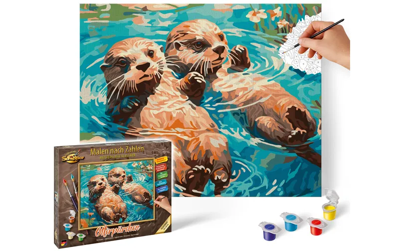 Schipper Malen nach Zahlen Otterpärchen