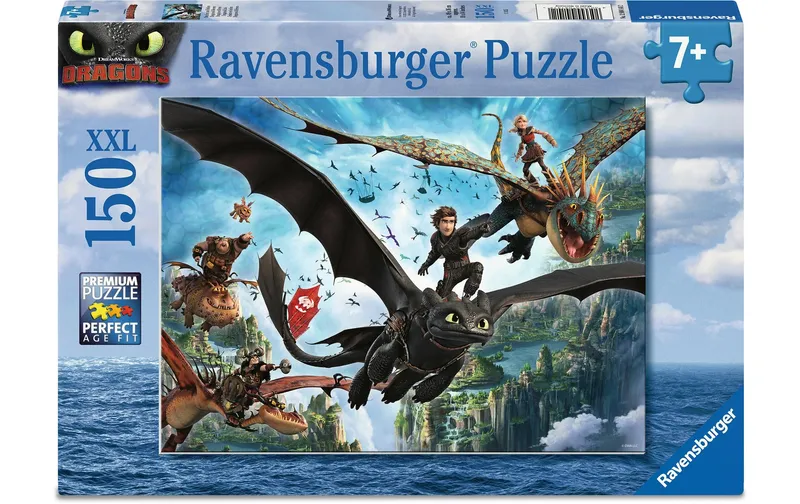 Ravensburger Puzzle Drachen et Helden 150 XXL Teile