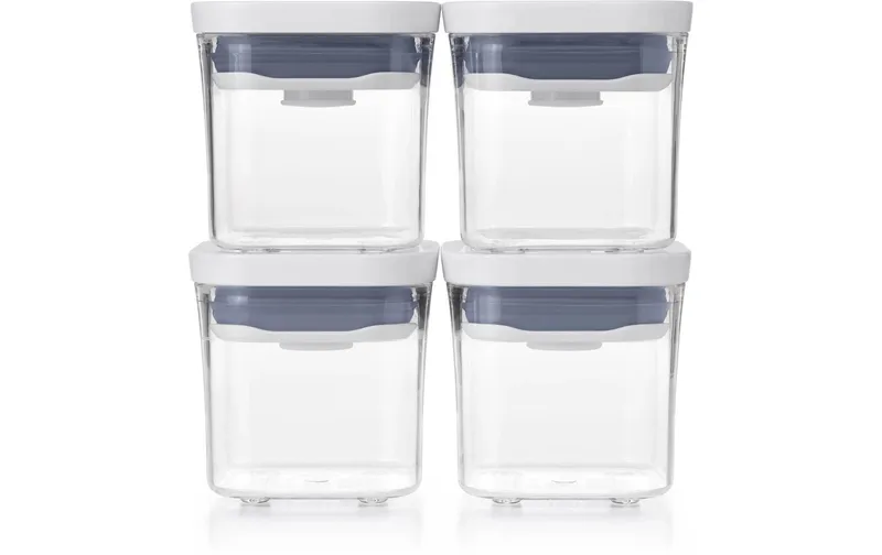 Oxo Good Grips Vorratsbehälter Pop Mini, 190 ml, 4er Set