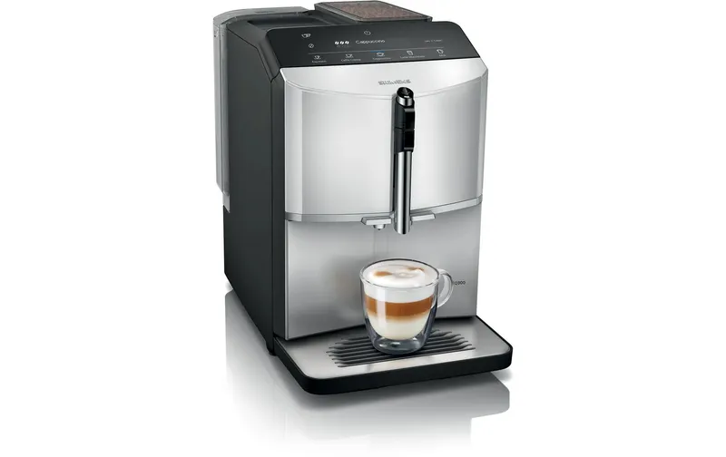 Siemens Kaffeevollautomat EQ 300 TF303E01 nero, Silber
