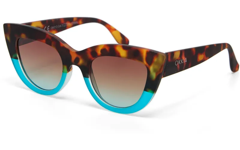 OKKIA Sonnenbrille Claudia Havanna Blue