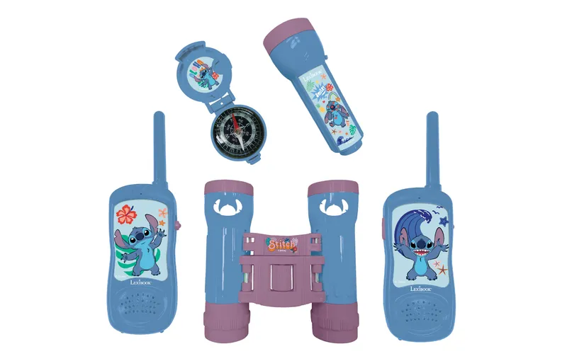 Lexibook Abenteurer-Set with Stitch-Walkie-Talkies