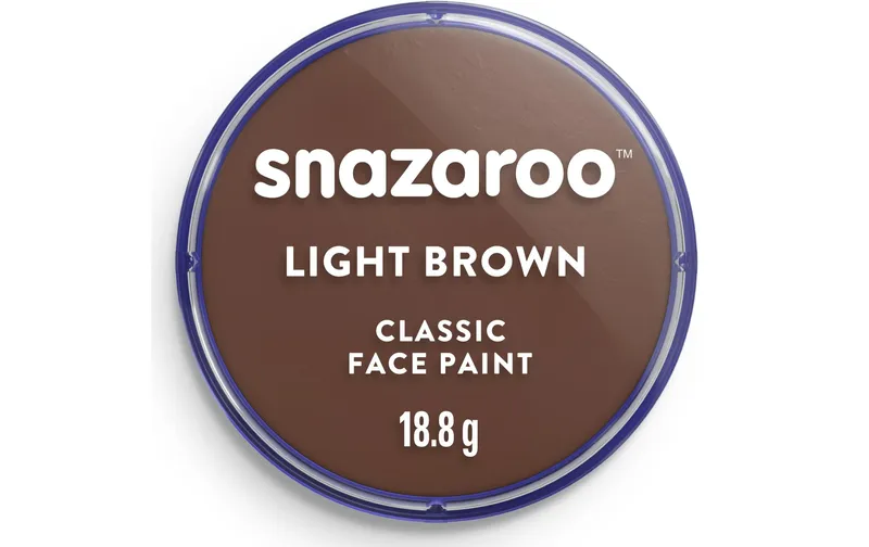 Snazaroo Schminkfarbe Blister 18 ml, Hellbraun