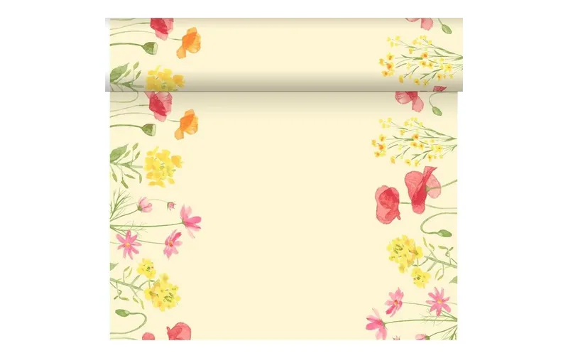 Duni tovaglia Poppy Field 40 cm x 24 cm, multicolore