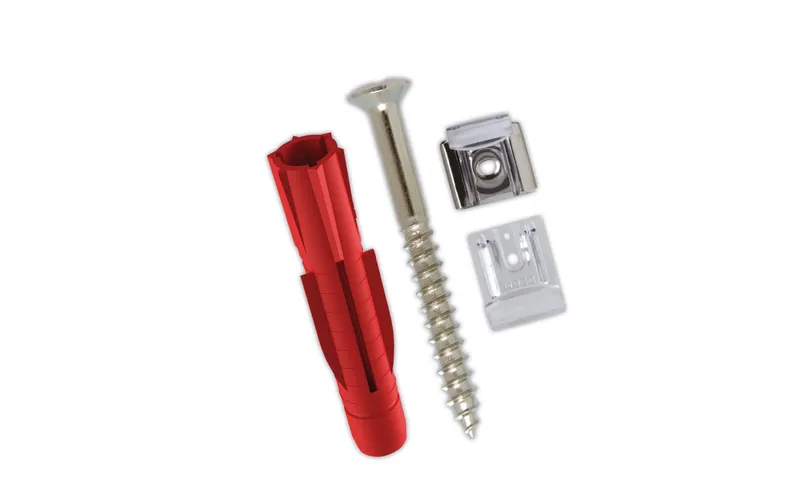 Tox-Dübel Spiegelbefestigung Look mit Tri 6x36 mm + Schraube 4 pièces
