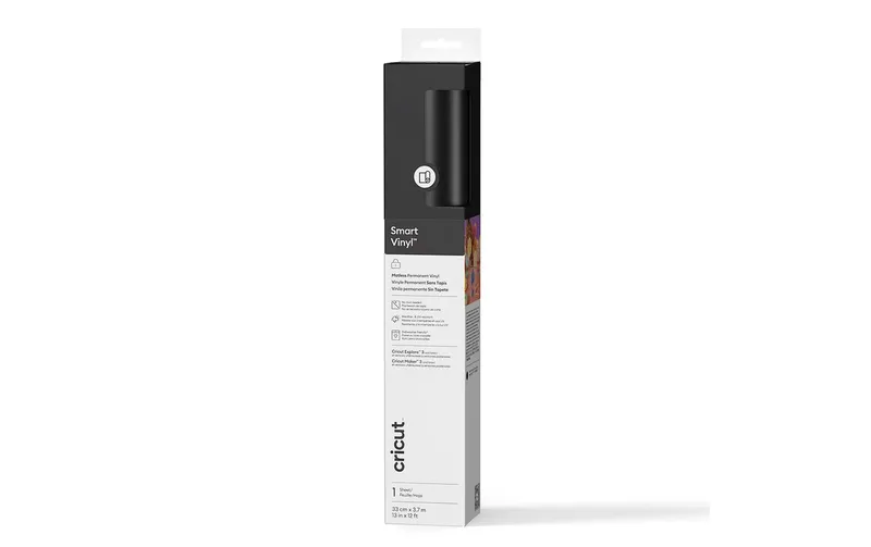Cricut Vinylfolie Smart Permanent 33 x 366 cm, 1 pieces, black