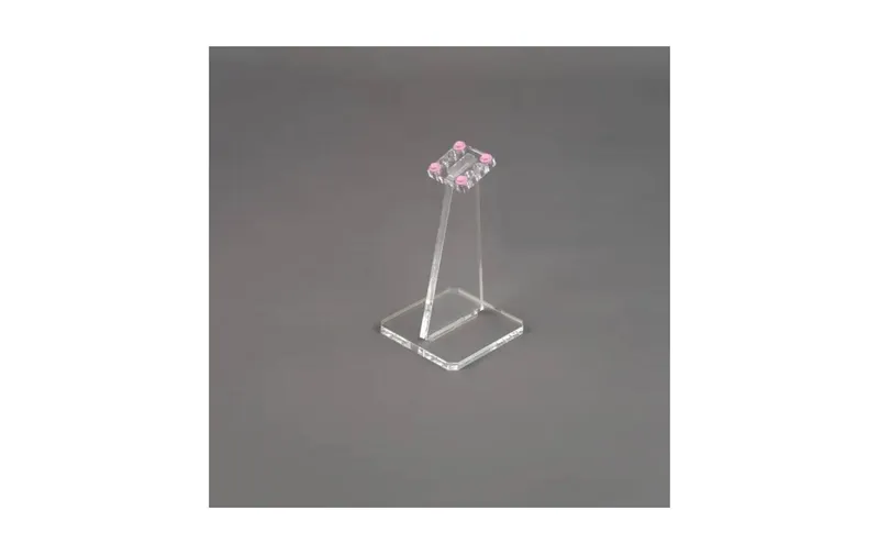 iDisplayit Acryl-Ständer for LEGO Modelle Angewinkelt 12 cm hoch