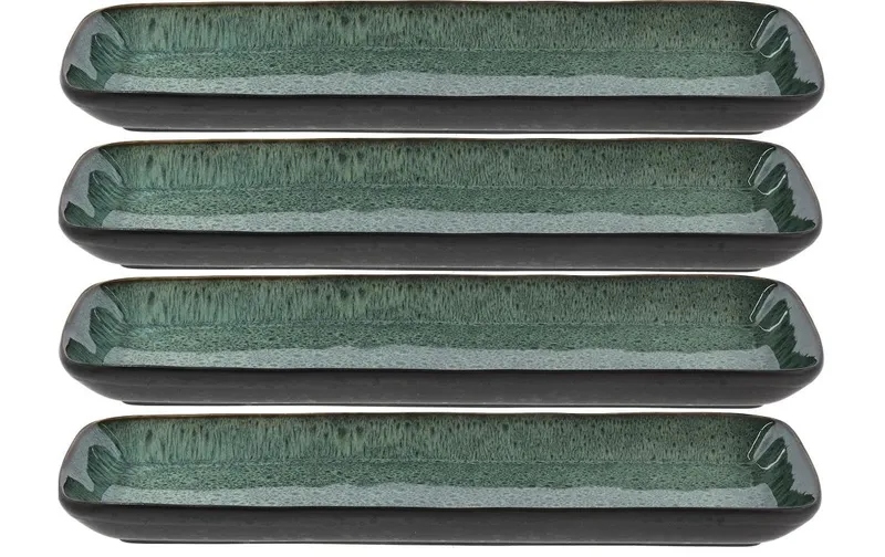 Bitz Servierplatte 4 pieces, black/green