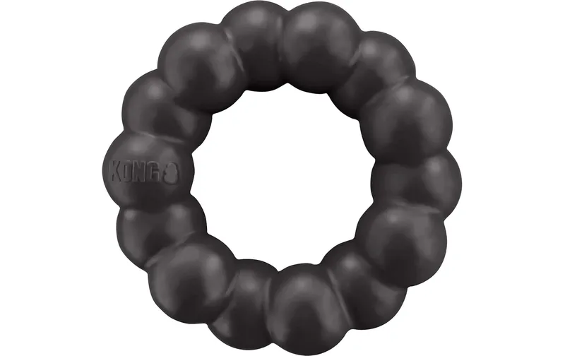 Kong Hunde-Spielzeug Extreme Ring Ø 12.5 cm, Schwarz